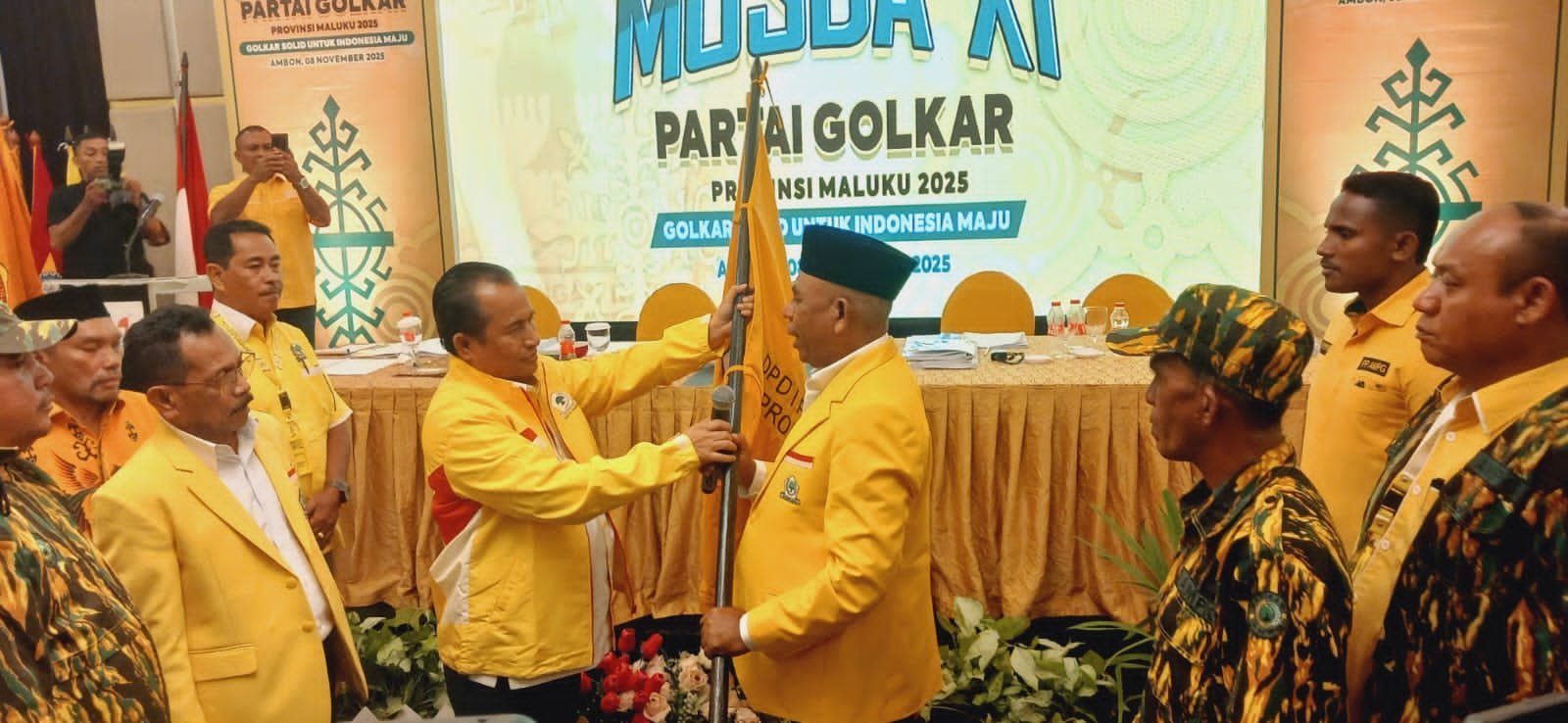 Umar Ali Lessy Terpilih Aklamasi Pimpin Golkar Maluku Periode 2025-2030