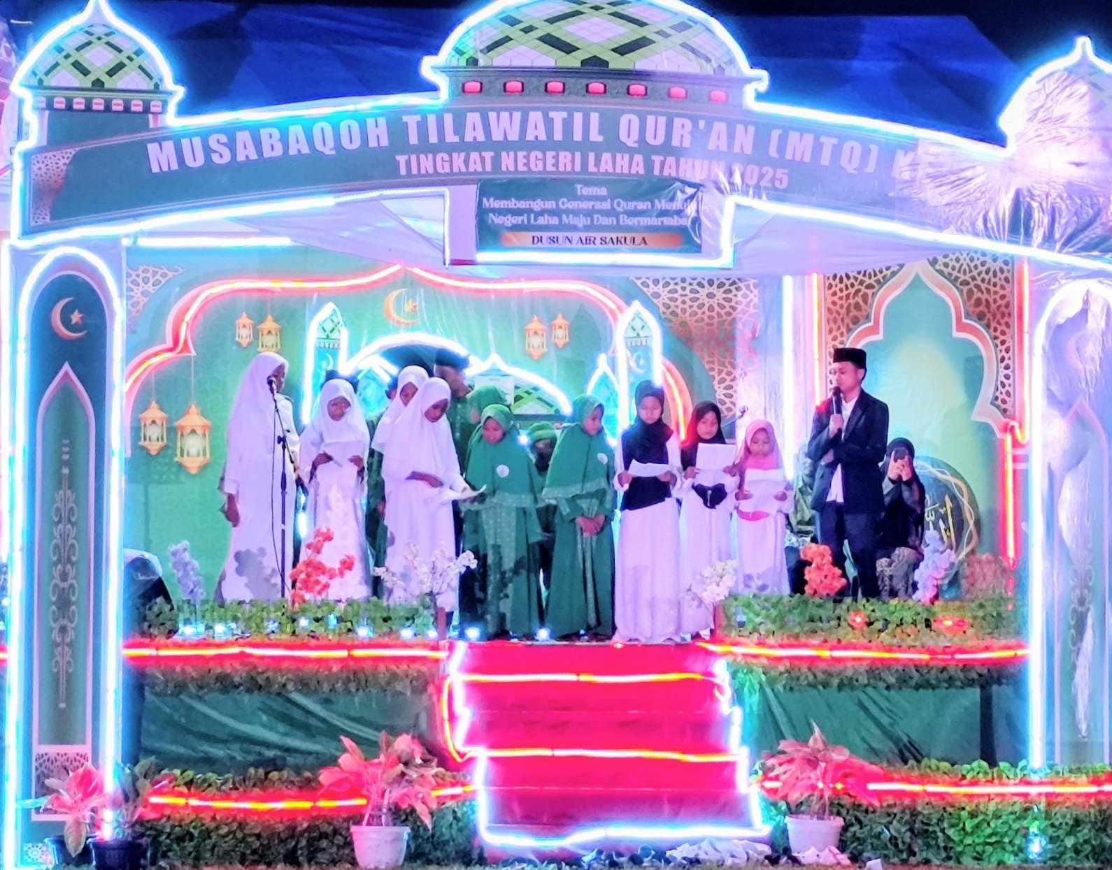 MTQ Ke-3 Negri Laha 2025 Resmi Dibuka, Wujudkan Generasi Qurani yang Bermartabat