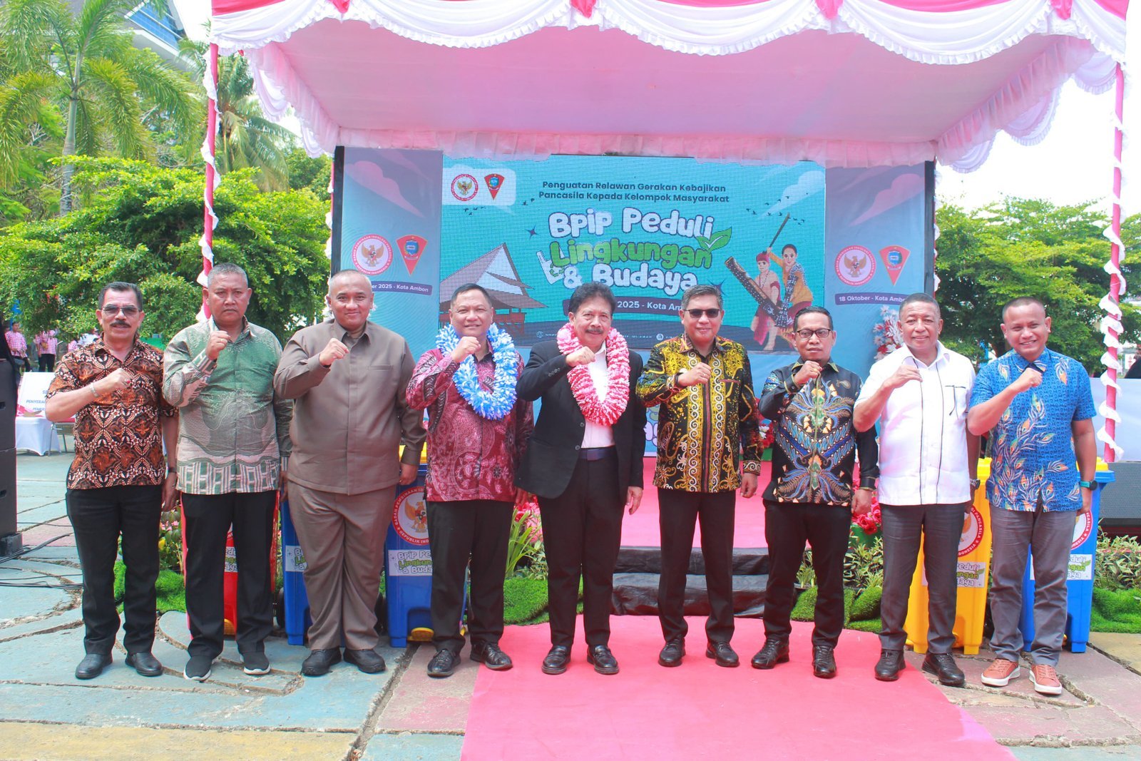 BPIP dan Pemkot Ambon Perkuat Nilai Pancasila Melalui Gerakan Relawan di Pattimura Park