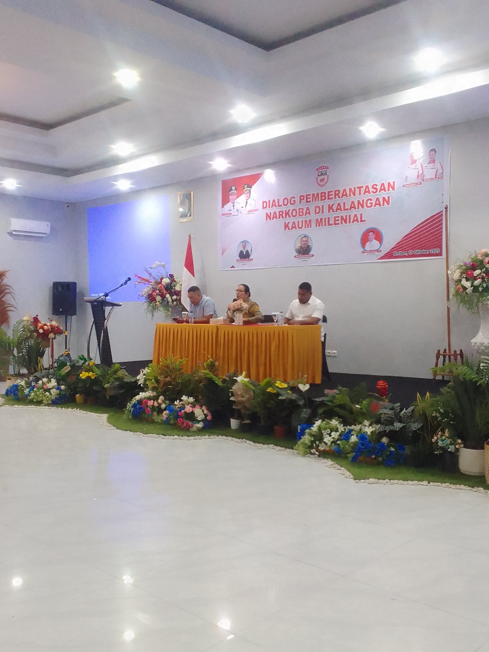 Pemuda LIRA Maluku Gelar Dialog Pemberantasan Narkoba di Kalangan Milenial