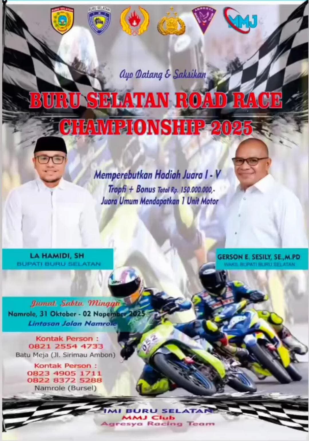 BURU SELATAN ROAD RACE CHAMPIONSHIP 2025: Ajang Adu Nyali Resmi untuk Para Pembalap Muda