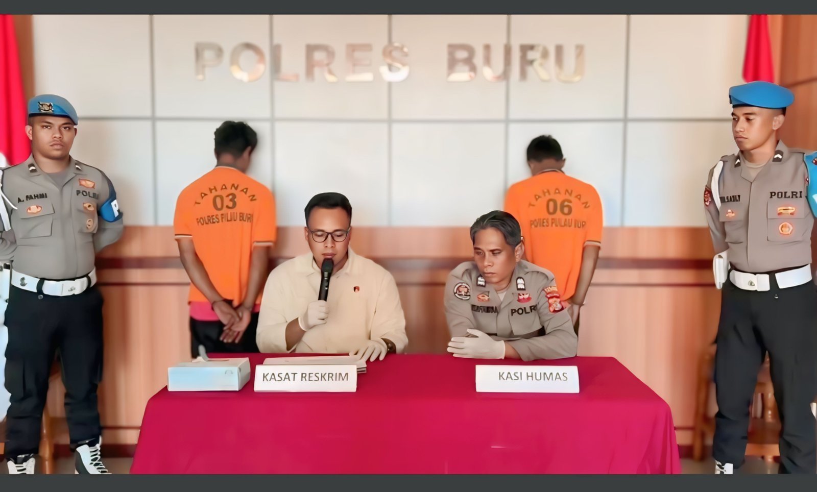 Darah Tumpah di Jalan Raya Dava–Wamsait, Polres Buru Ringkus Sang Pelaku