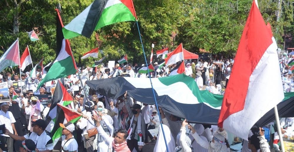 Dari Jazirah Al-Mulk, Ambon Suarakan Dukungan untuk Palestina